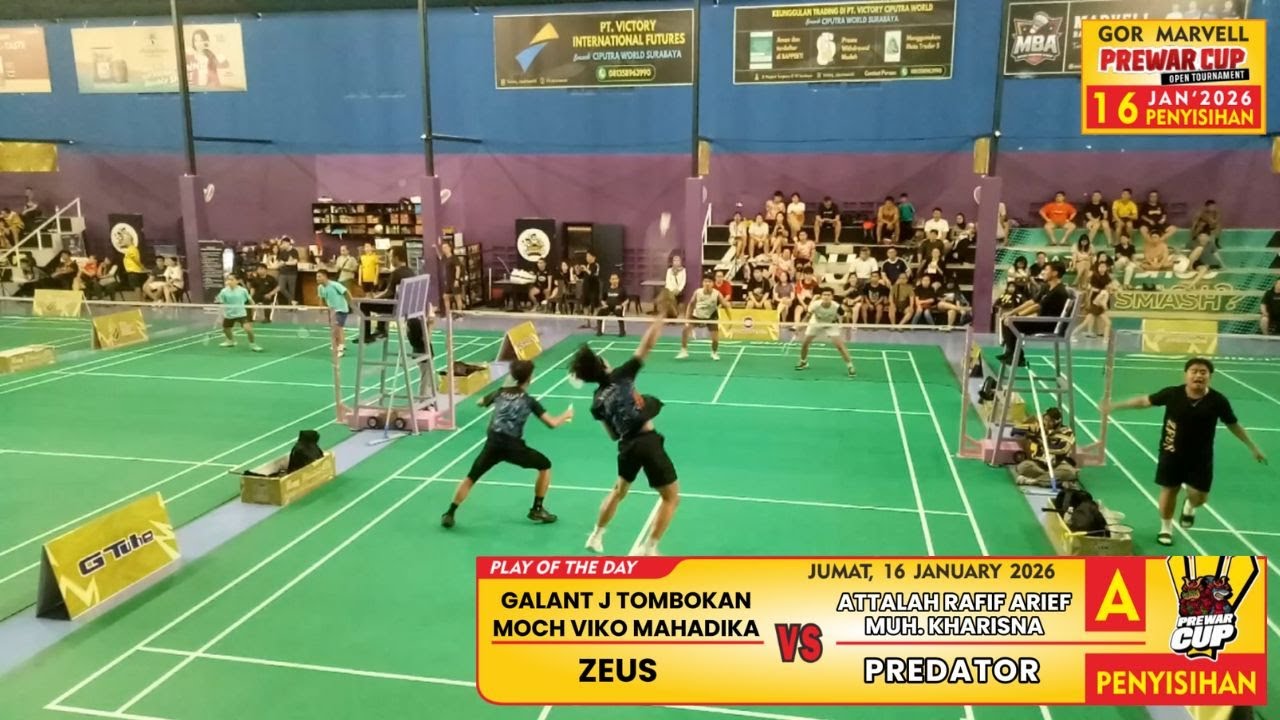 PREWAR CUP 2026 CLASS A | ATTALAH RAFIF + KHARISNA (PREDATOR) VS GALANT + VIKO (ZEUS)