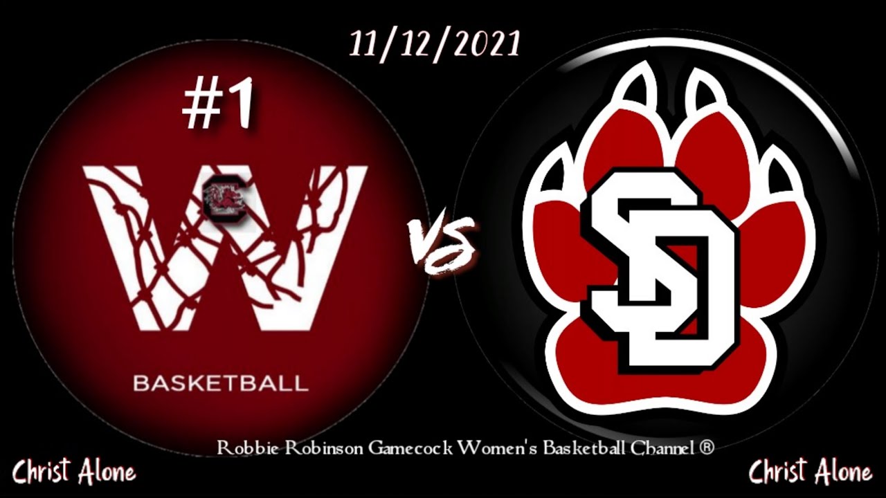 #1 Gamecock Women's Basketball vs South Dakota. 11/12/21 - 2nd Full Game of the 2021-2022 Season.