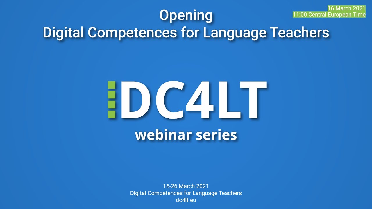 Opening. DC4LT Webinar Series March 2021
