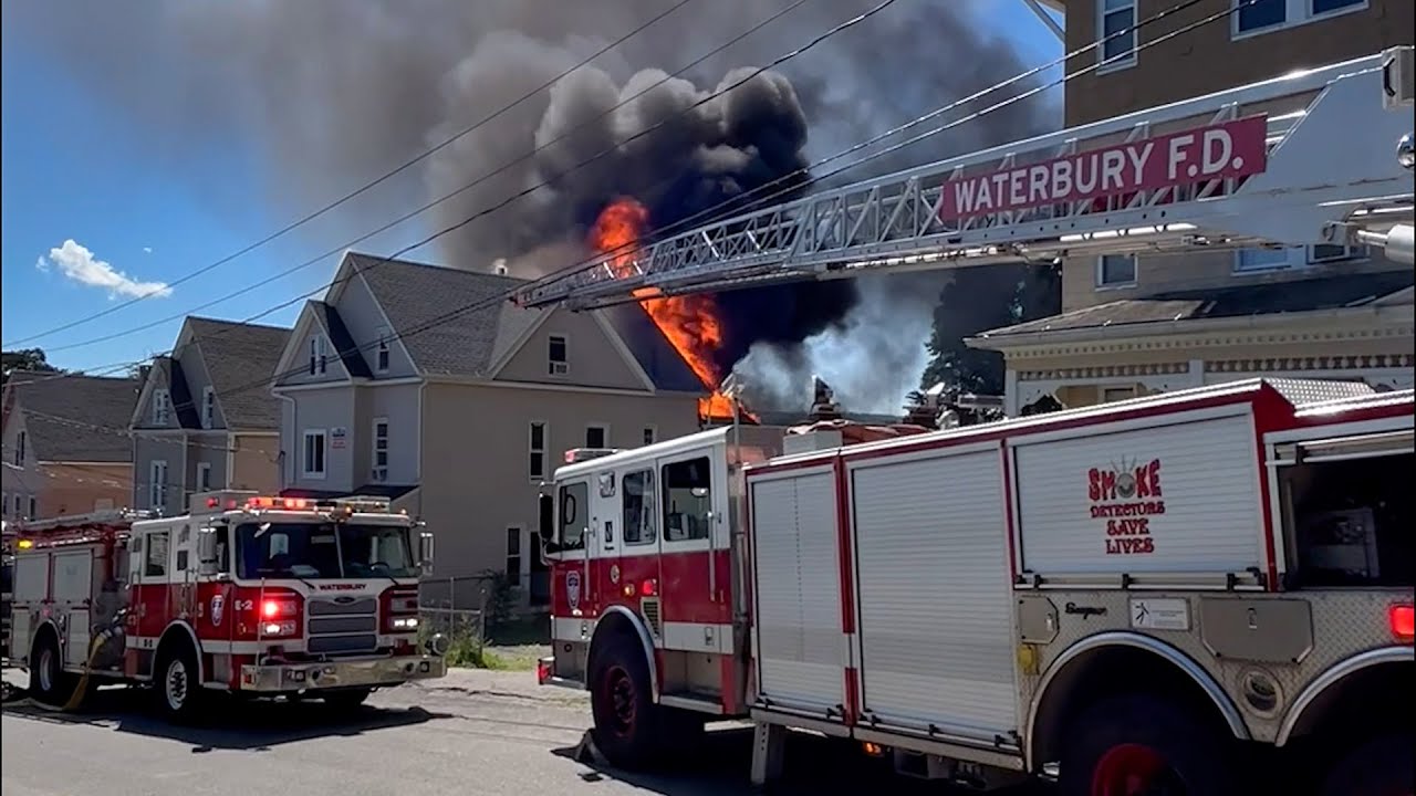 3rd St. 2 Alarm House Fire With Rescues (Waterbury, CT) 6/29/22