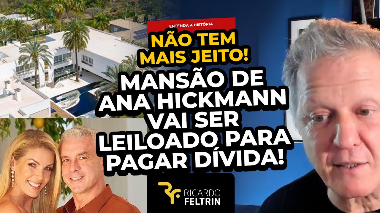 Devendo para meio mundo ex-casal, Ana Hickmann e Alexandre Correa, tem mansão leiloada