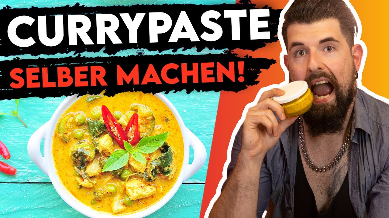 Gelbe CURRYPASTE selber machen | SUPER EINFACHES Rezept !!