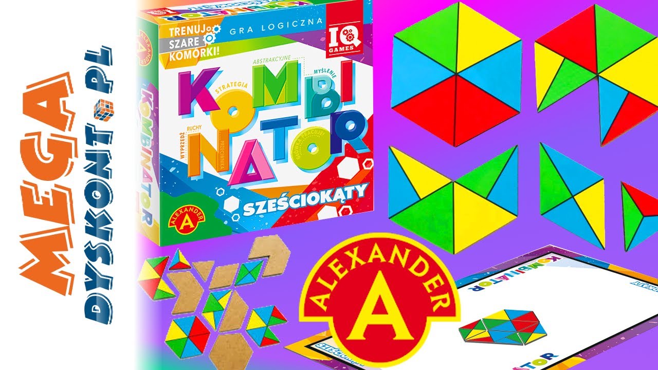 KOMBINATOR Sześciokąty &diams;️ GRA ALEXANDER 🧩 MegaDyskont