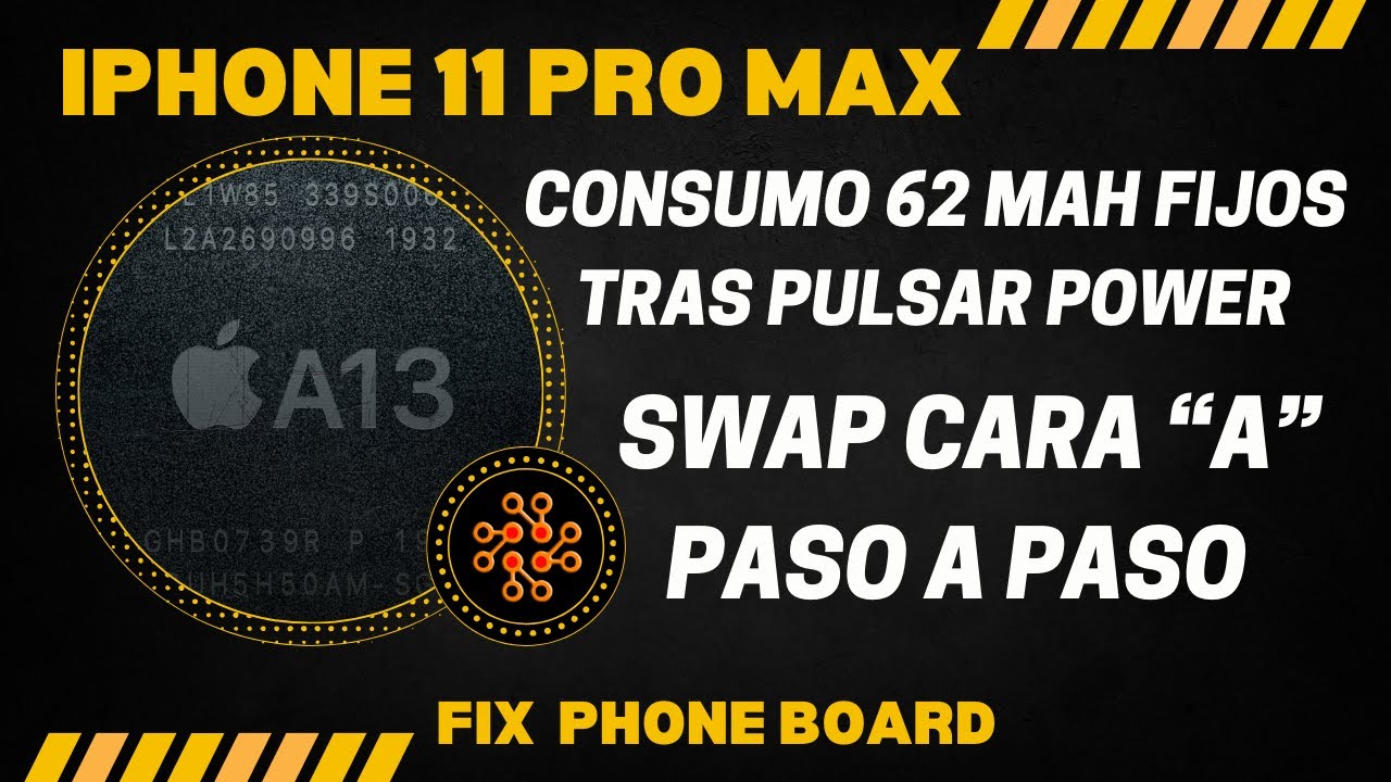 IPHONE 11 PRO MAX,  SWAP COMPLETO A CARA A, paso a paso.