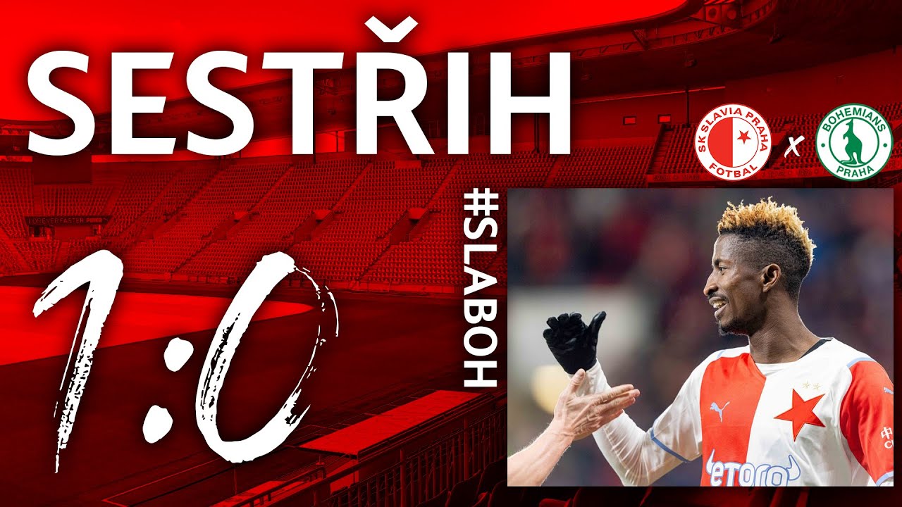 SESTŘIH UTKÁNÍ SK SLAVIA PRAHA - BOHEMIANS PRAHA 1905 (1:0)