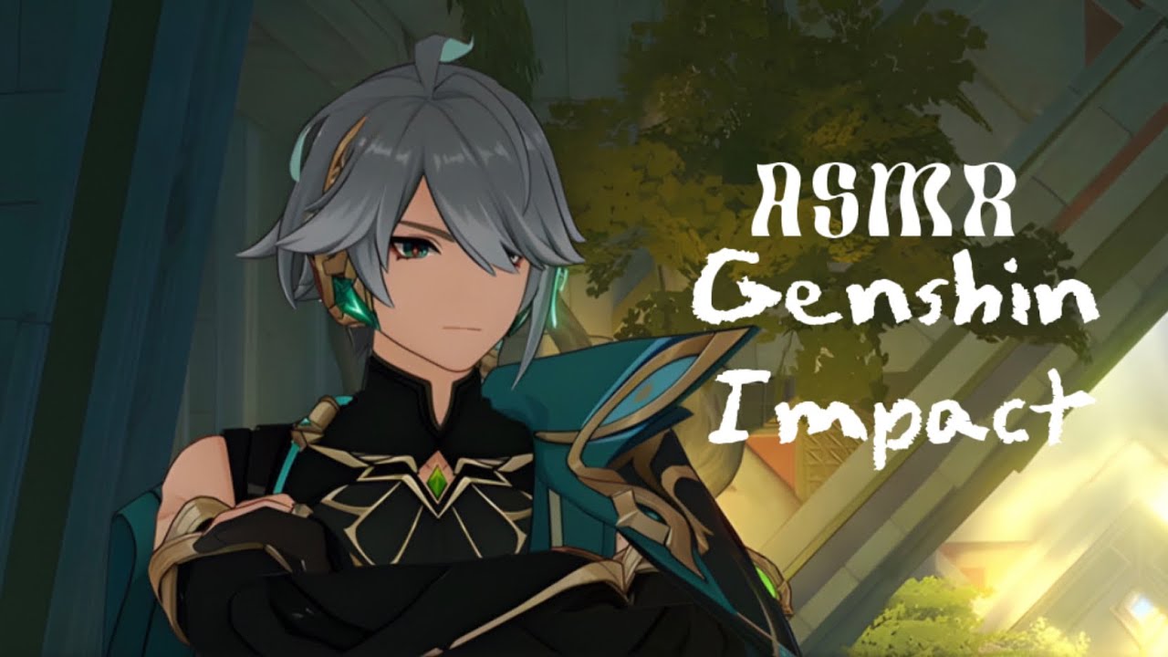 ASMR | Play Genshin Impact with me✨ voiceover clicky mouth sounds and close whispering~