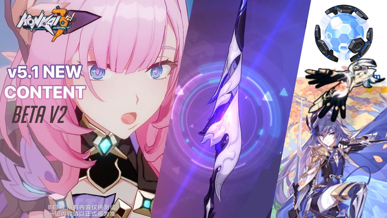 Elysia Cuter, Abyss Flower PRI-ARM, Margrave in Battle Pass and More! | Honkai 5.1 Beta v2