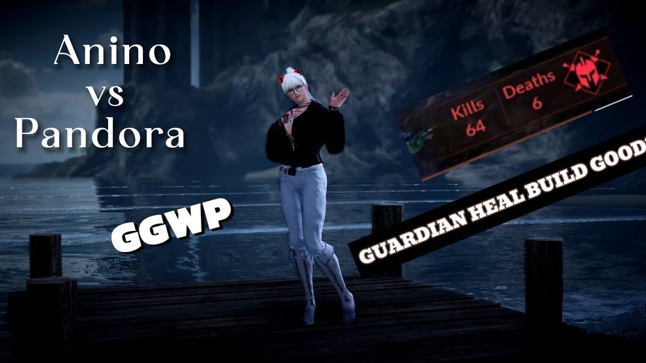 GUARDIAN HEAL BUILD | Black Desert Mobile bdm | GVG Pandora vs Anino