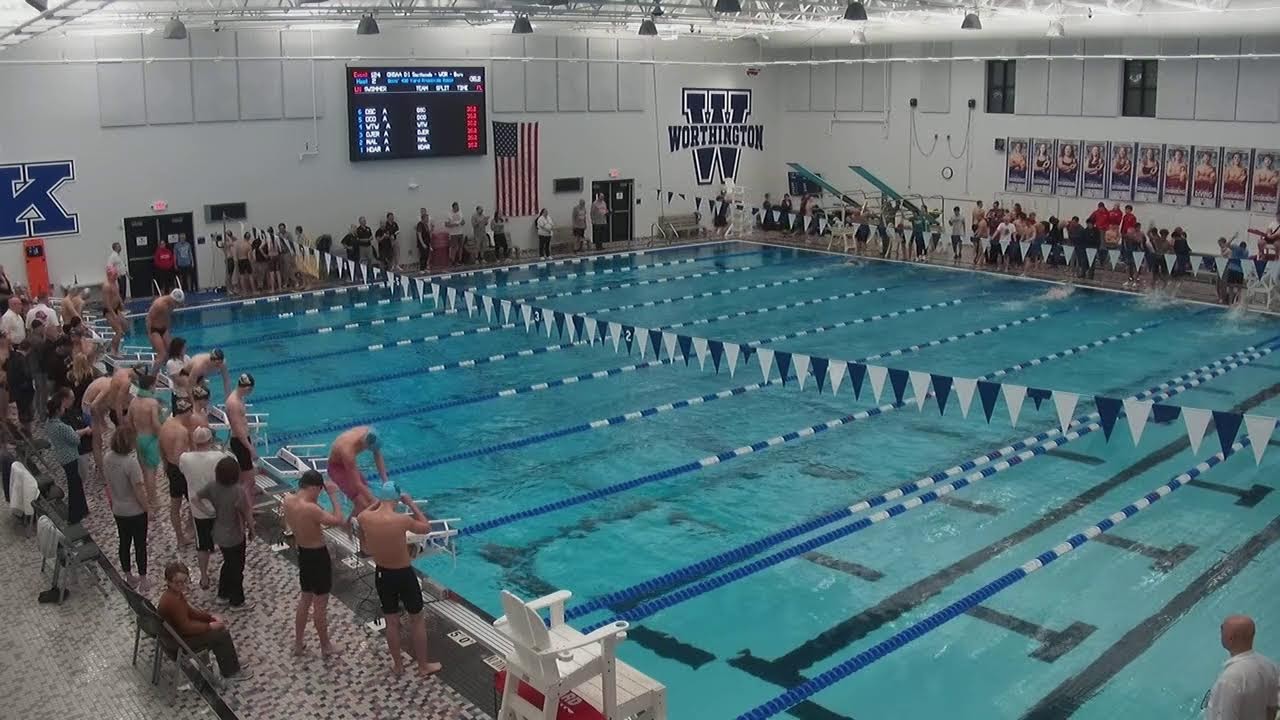 OHSAA  Boys Sectionals at Worthington Natatorium