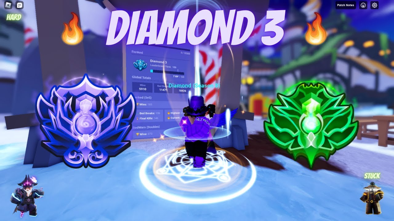 Almost EMERALD RANK (Roblox BedWars)