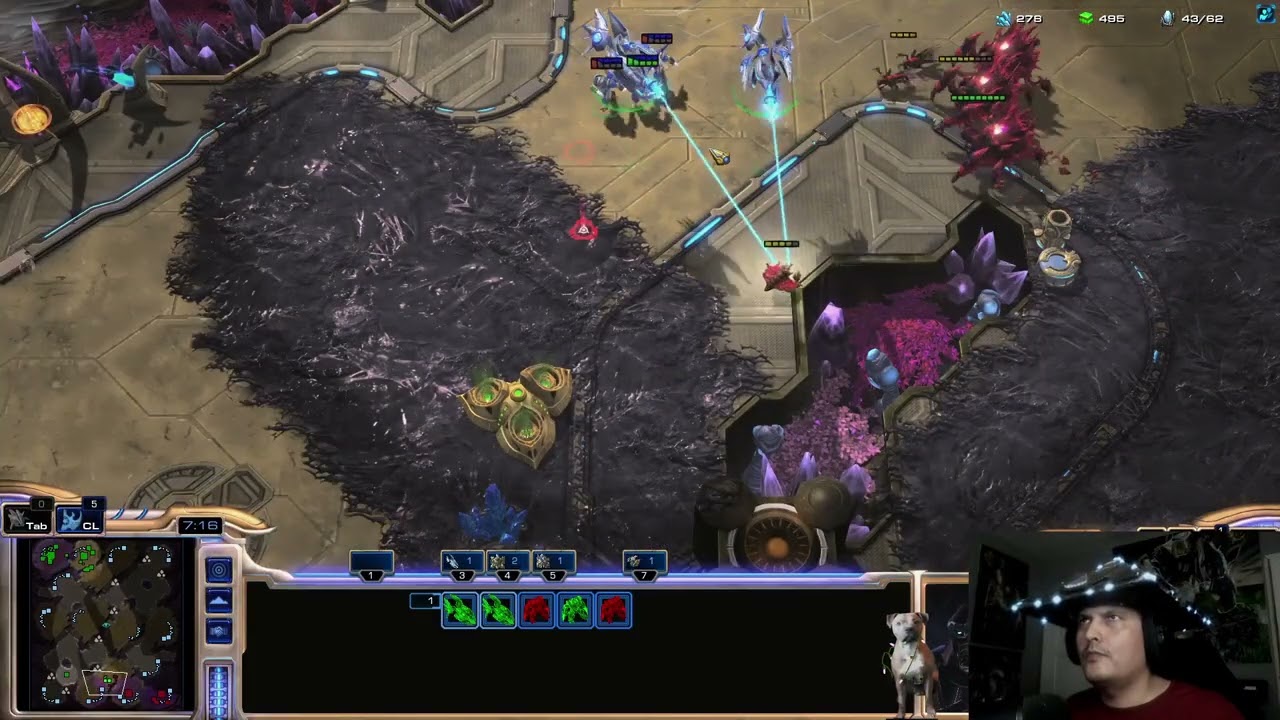 StarCraft 2 Protoss vs Zerg  Block the natural