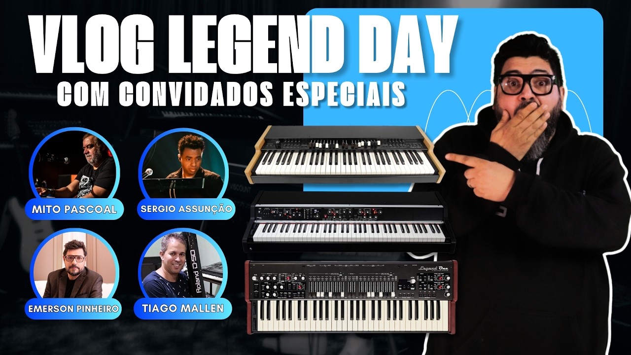 VISCOUNT LEGEND DAY! 🎹 Com Emerson Pinheiro, Tiago Mallen, Mito Pascoal e Sérgio Assunção | VDT 