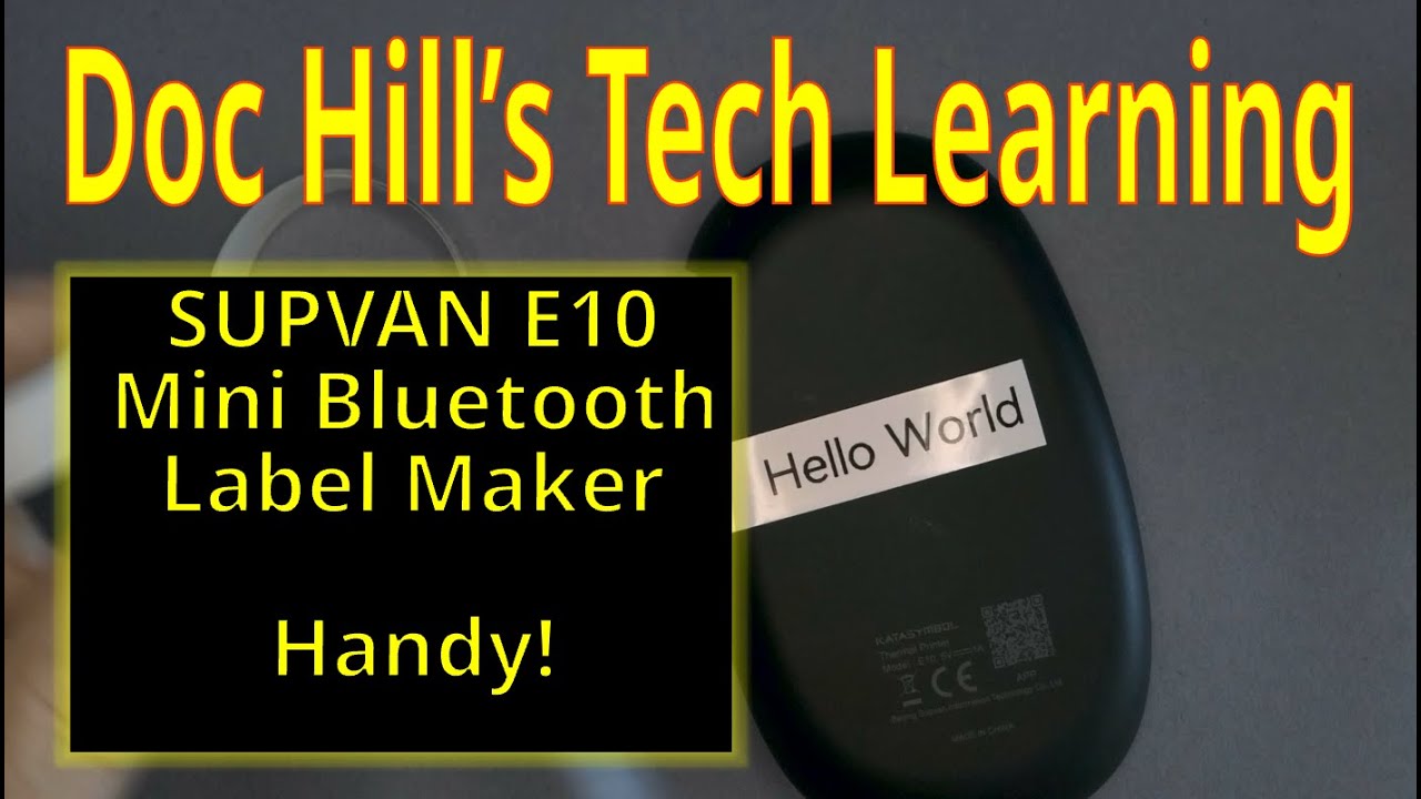 Supvan E10 label maker: A handy gadget.
