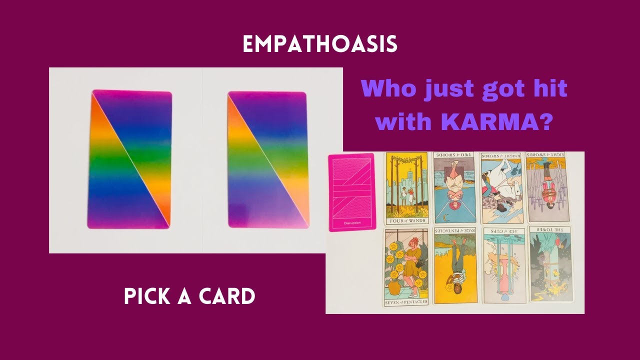 Кого только что поразила карма? (Выберите карту)