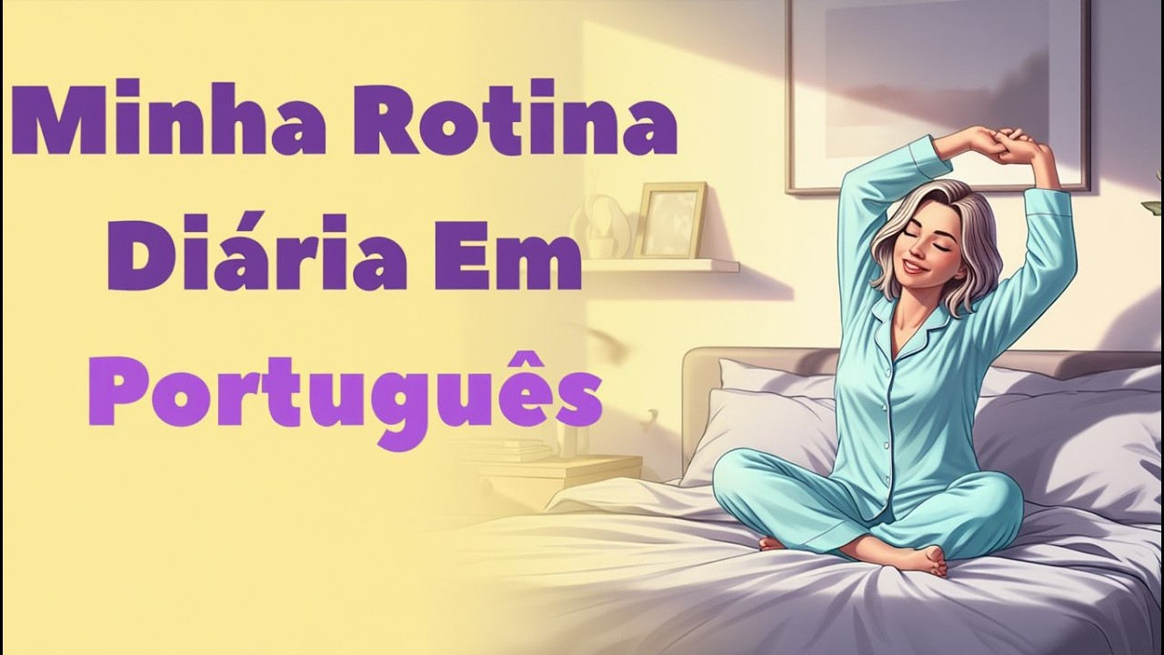 Rotina Diária em Português – Fale Sobre o Seu Dia | Podcast em Português para Iniciantes | Nível A1