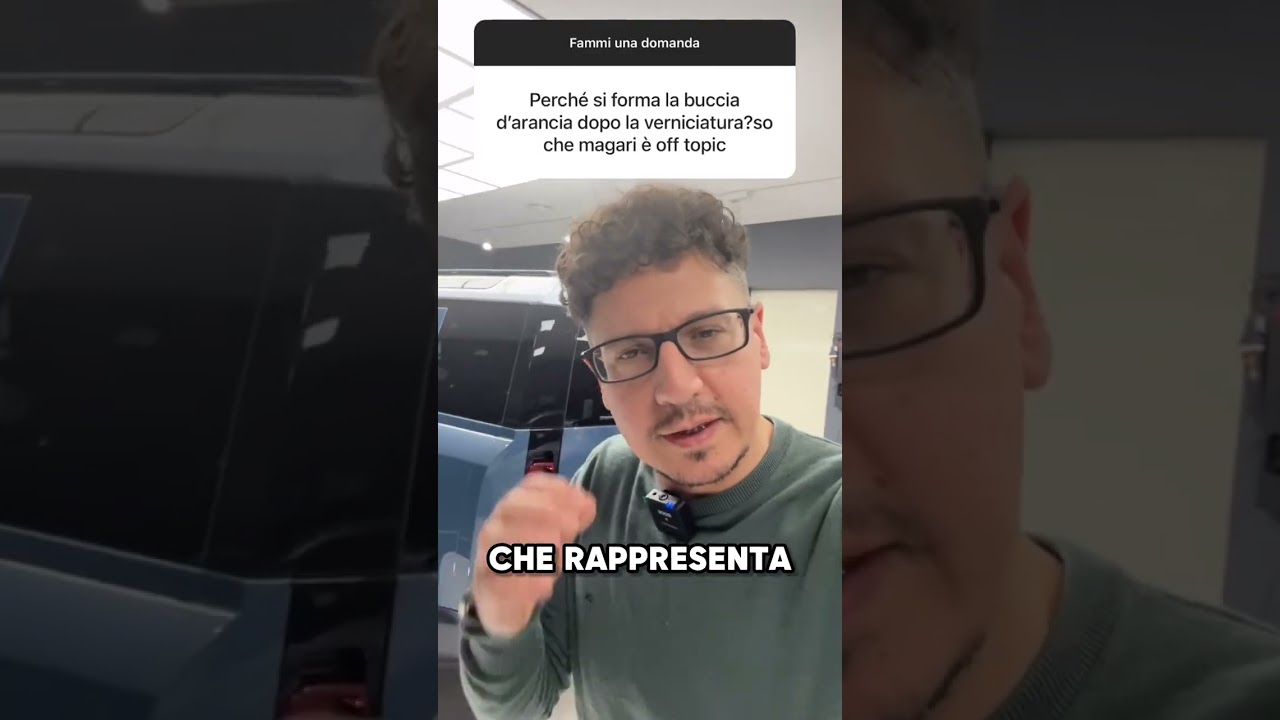 Perch&eacute; si forma la buccia d'arancia dopo la verniciatura?