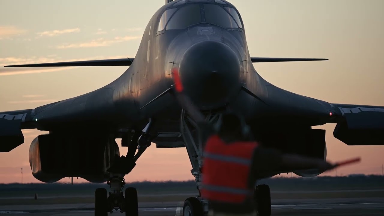 U.S. Air Force B-1B Lancers 7th Bomb Wing Take Off