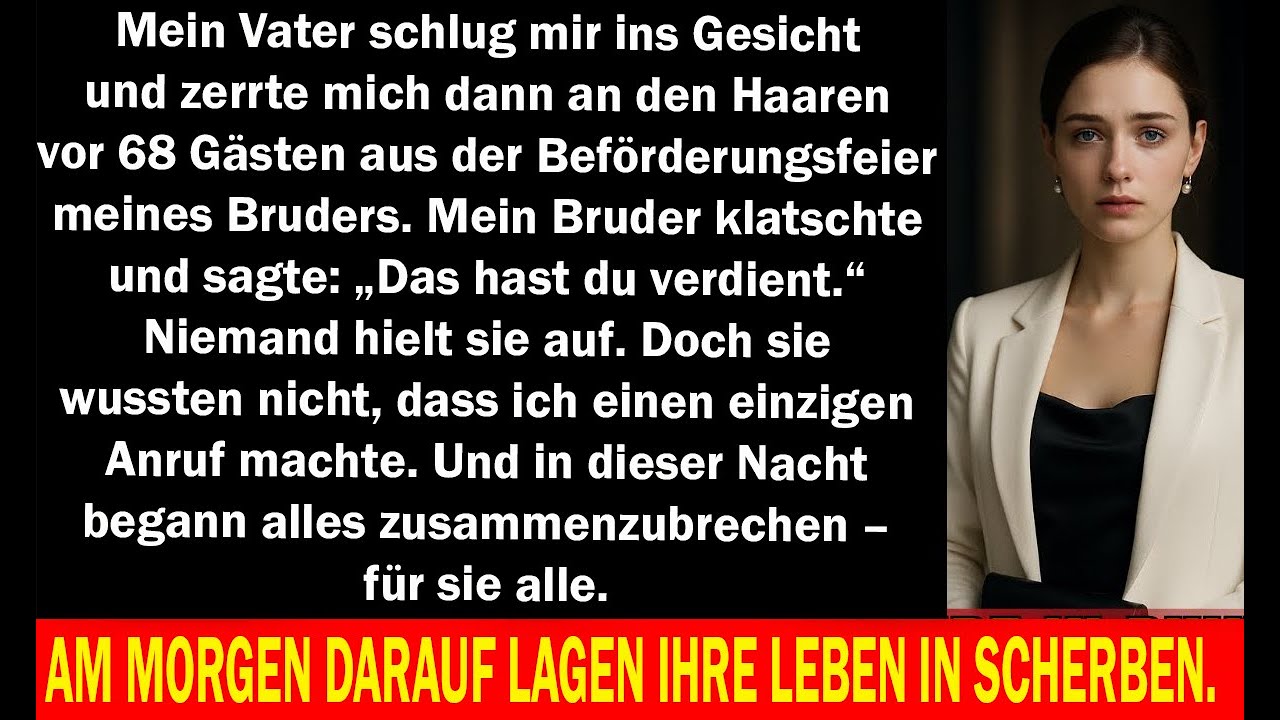 Mein Vater schlug mich und zerrte mich raus – doch ein einziger Anruf brachte ihr Leben in Gefahr.