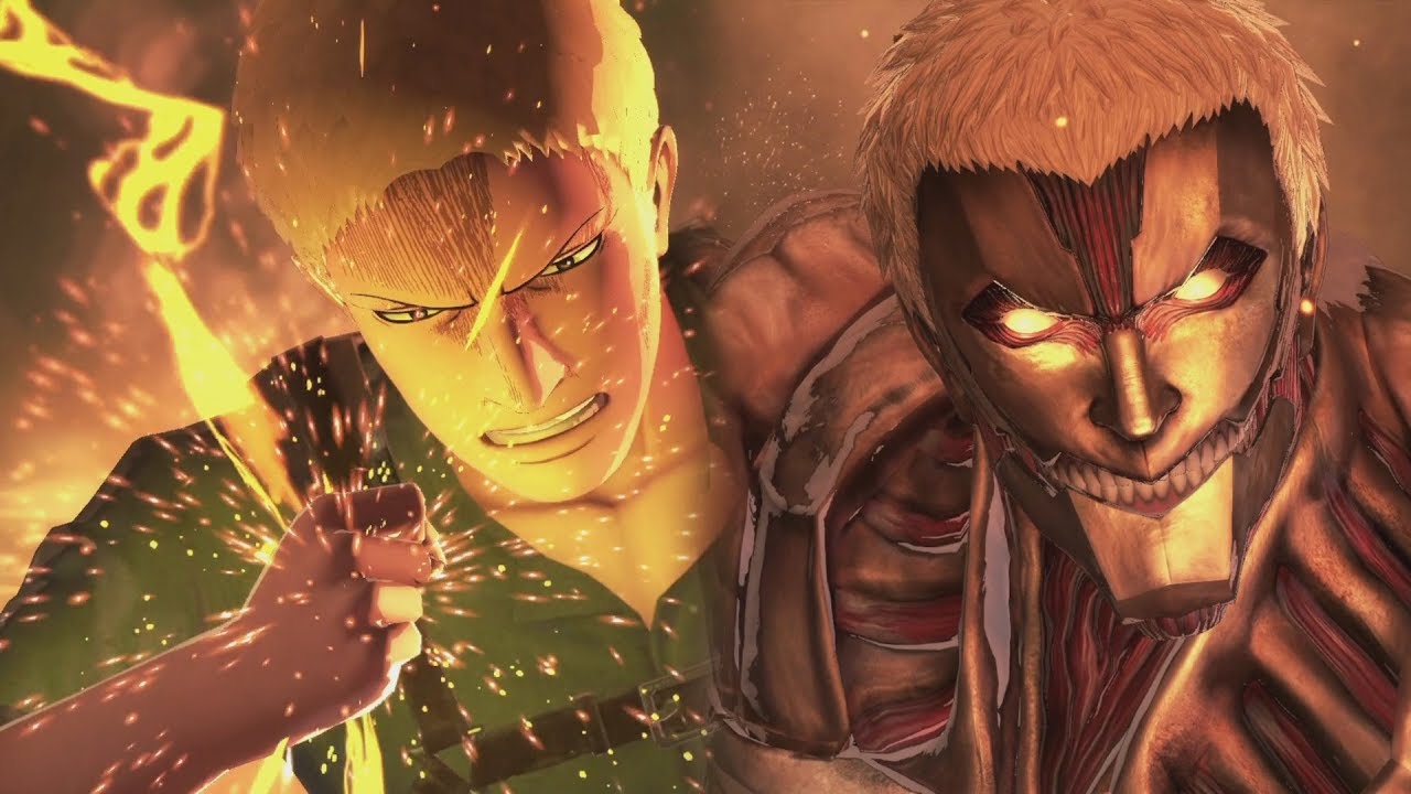 ATTACK ON TITAN 2 - Reiner / Armored Titan Transformation Gameplay (4k 60fps)