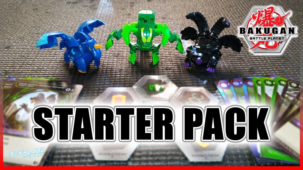 Abrindo STARTER PACK - MAXOTAUR - Bakugan Battle Planet