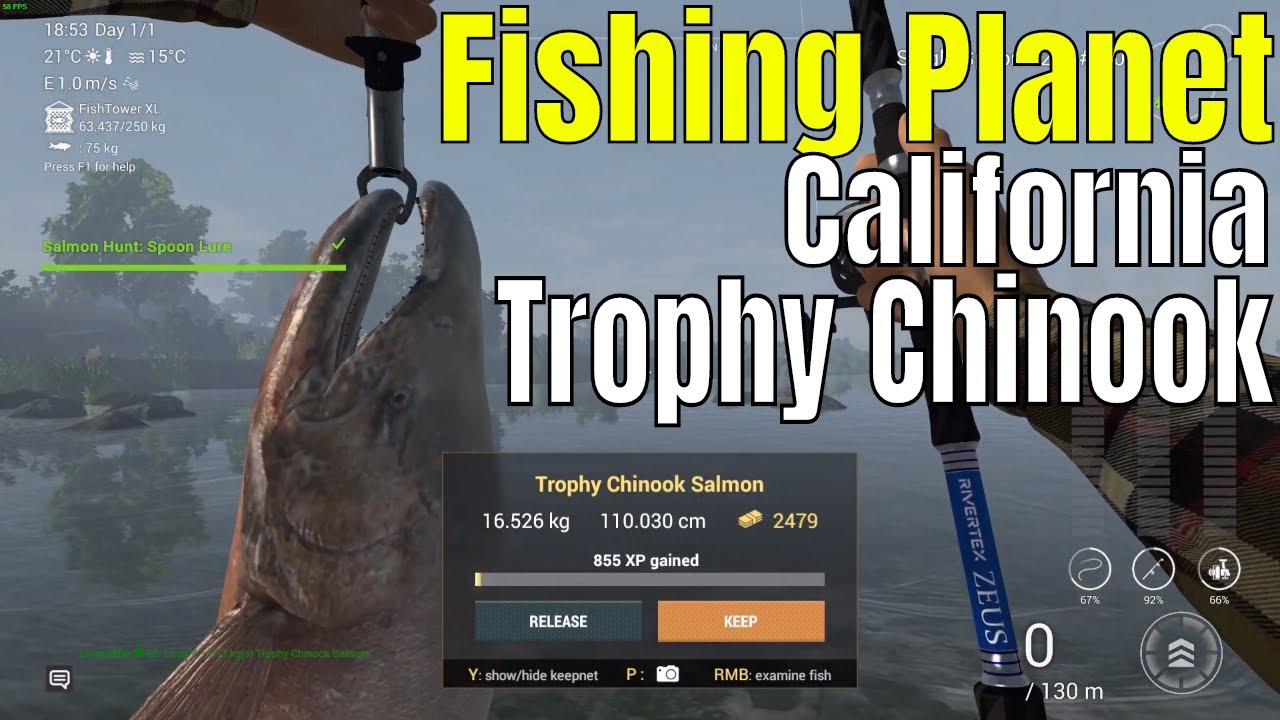 Fishing Planet | Salmon hunt: Spoon lure, California