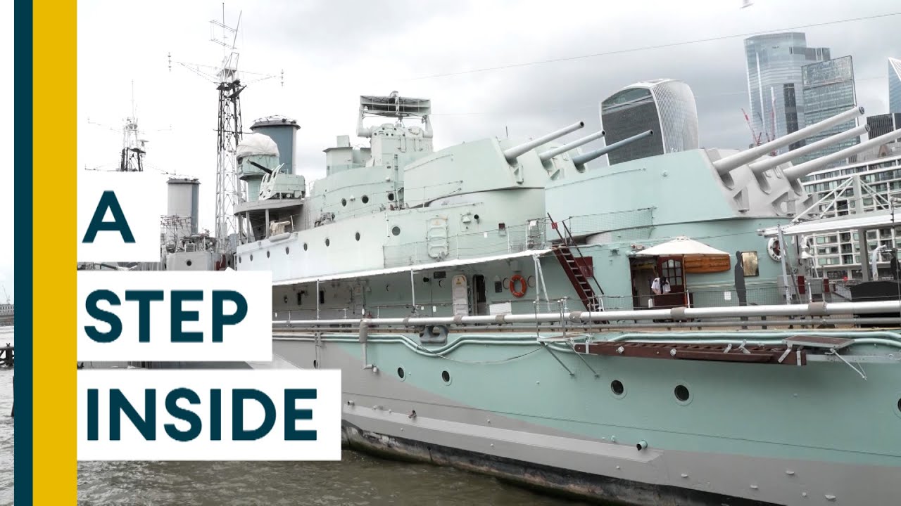 HMS Belfast: Guided Tour Around The Revamped WW2 Museum Ship!