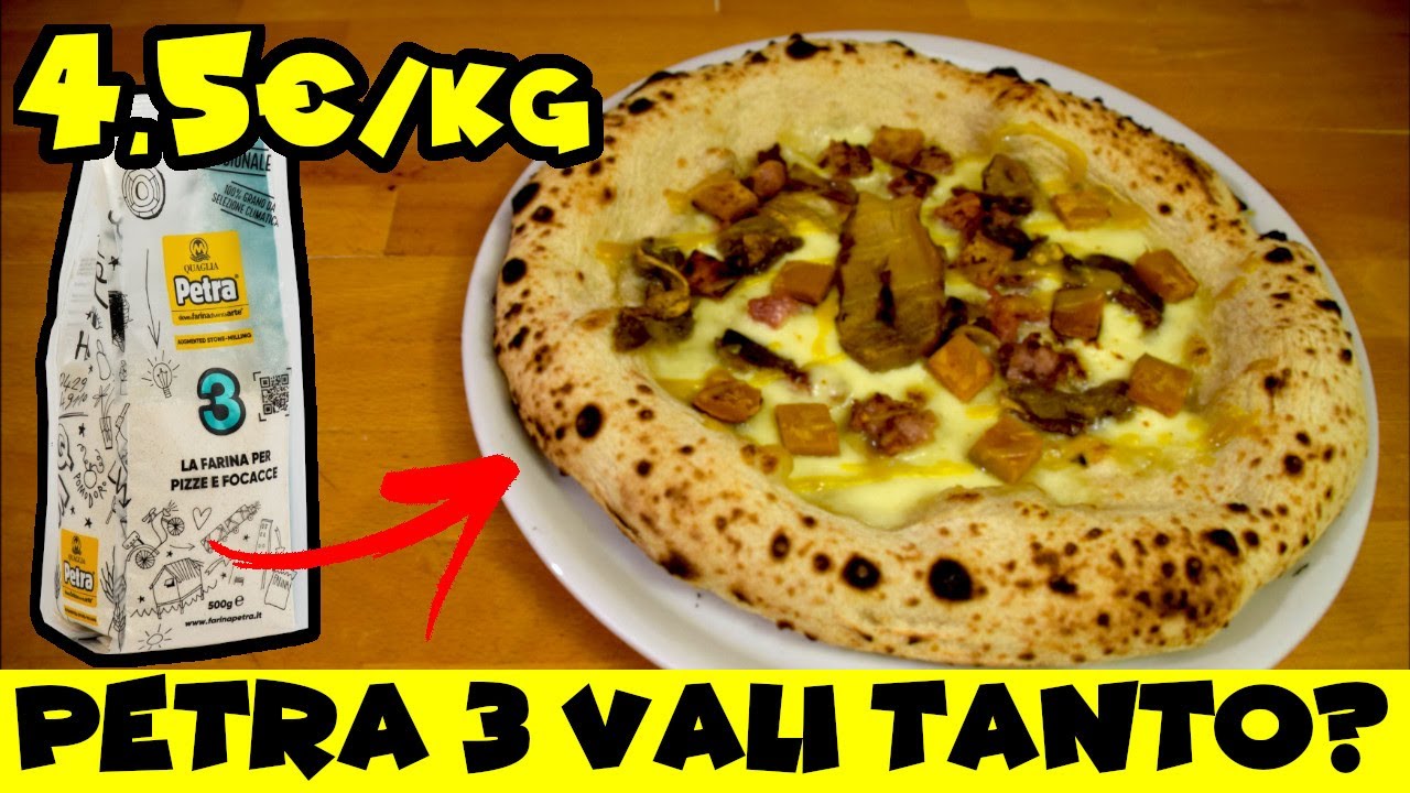 Pizza napoletana con farina Petra 3 del Molino Quaglia