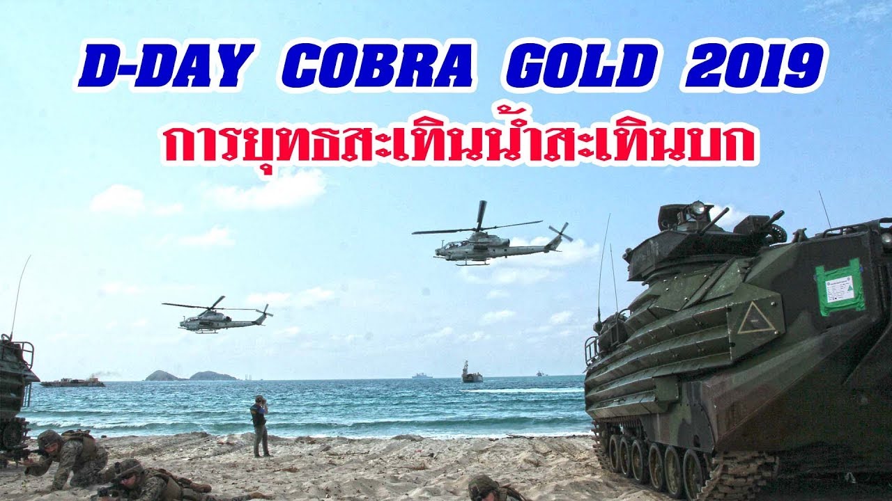D-Day Cobra Gold 2019 การยุทธสะเทินน้ำสะเทินบก
