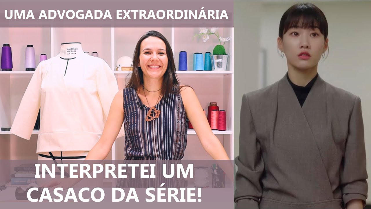 Modelei um CASACO da série Uma Advogada Extraordinária