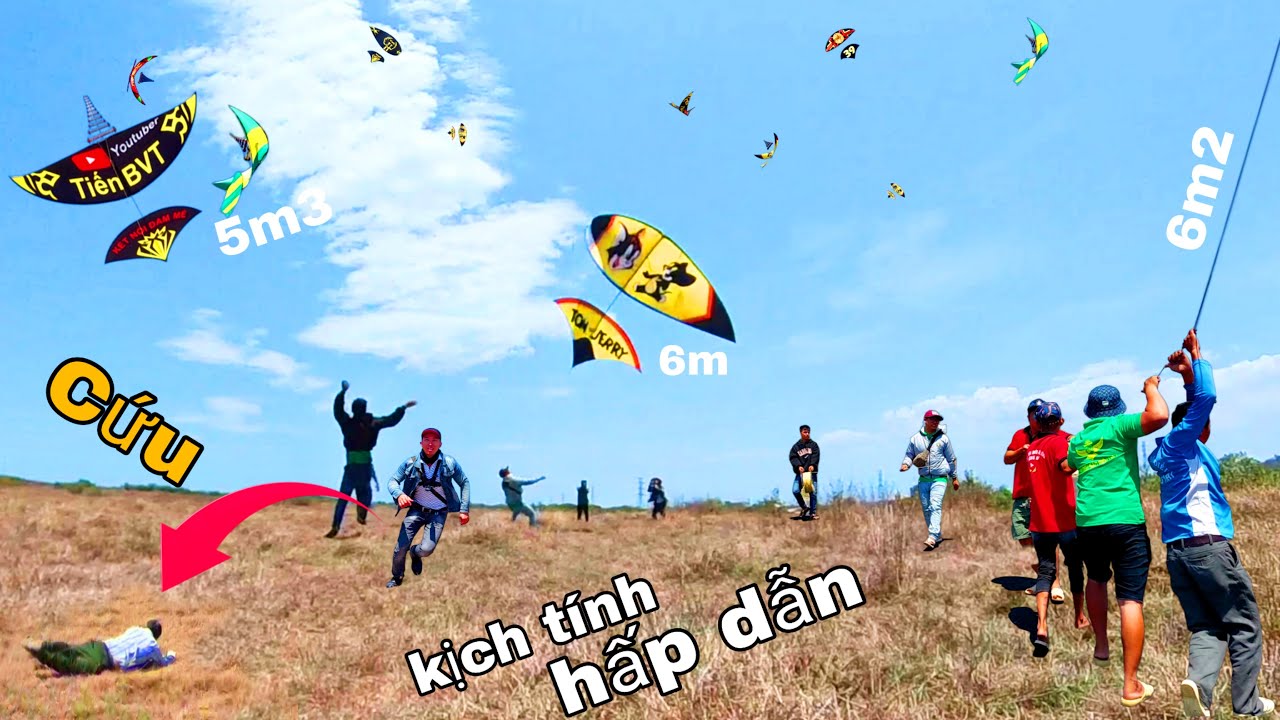 Tiến BVT | Trận Thả Hàng Loạt Diều Sáo Siêu Kịch Tính Của Ae Diều Sáo Biên Hòa Đại Chiến Kim Hải