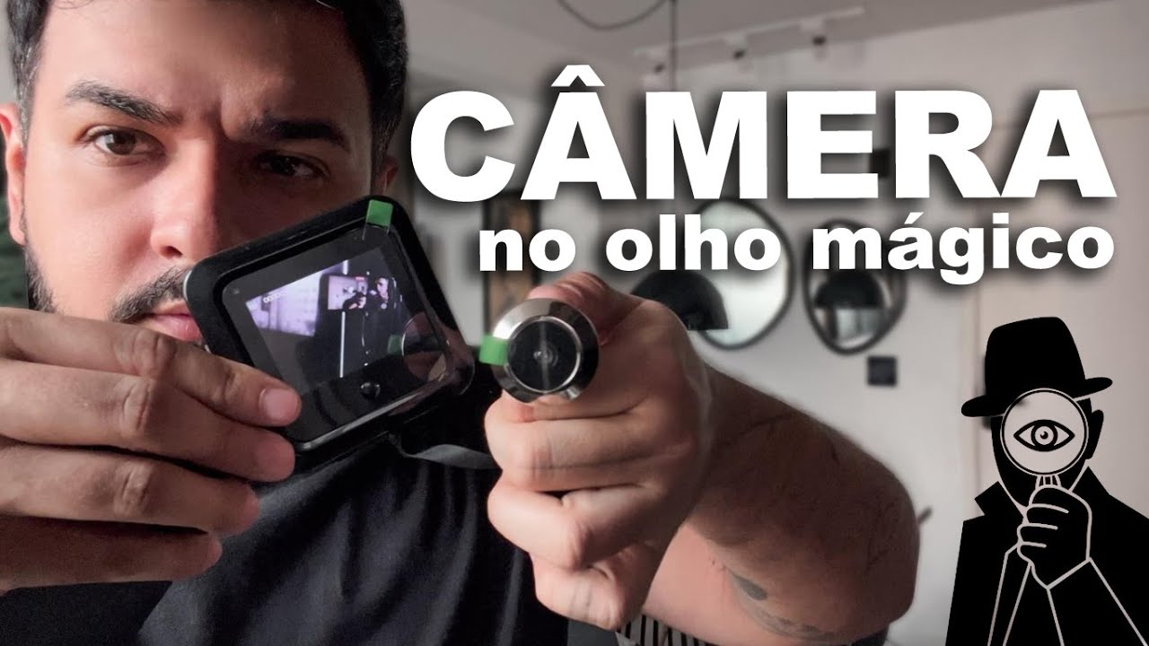 Apartamento inteligente - OLHO MÁGICO eletrônico do Aliexpress - Vlog Ep_31