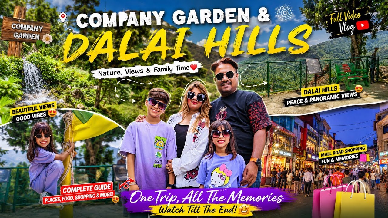 Mussoorie Hill Station | Dragon Park + Temple + Market
