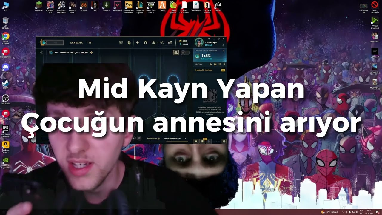 Throw Kayn Alan Çocuğun Annesini Arıyor
