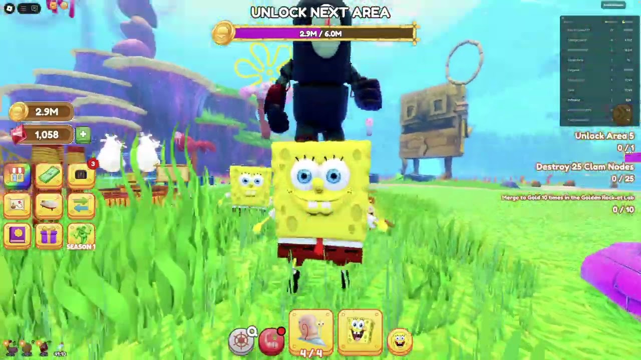 SpongeBob Simulator ( Roblox Gameplay )