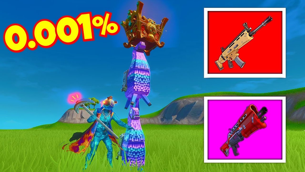 only use the luckiest chest in fortnite...