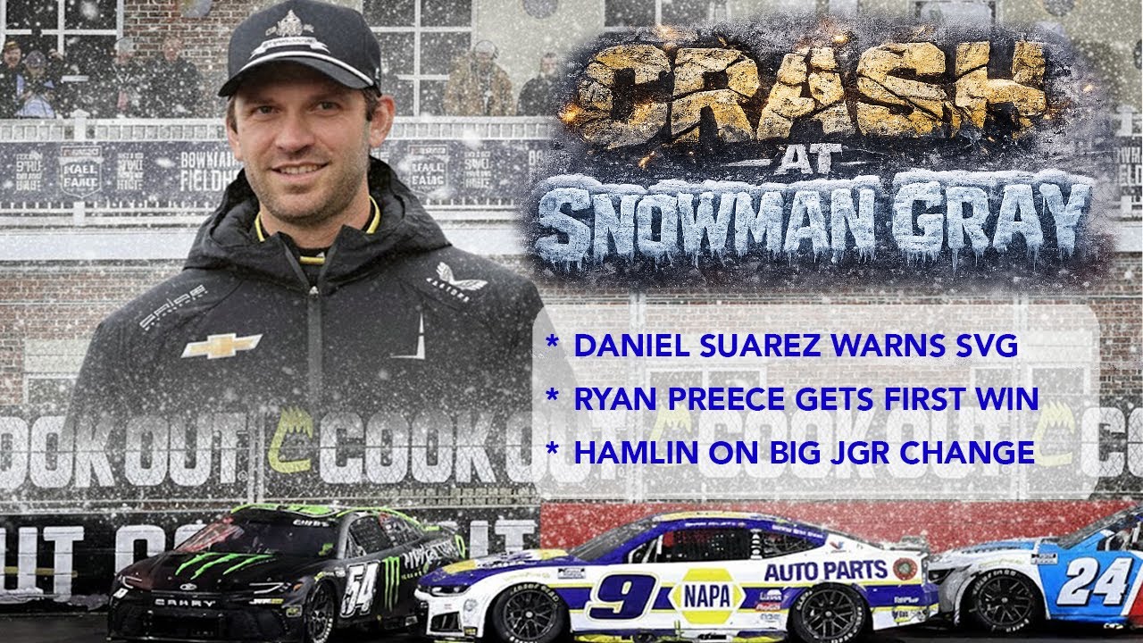 Daniel Suarez Warns SVG & Wife Jumps in Convo | Ryan Preece's First Win | Denny Hamlin on JGR Change