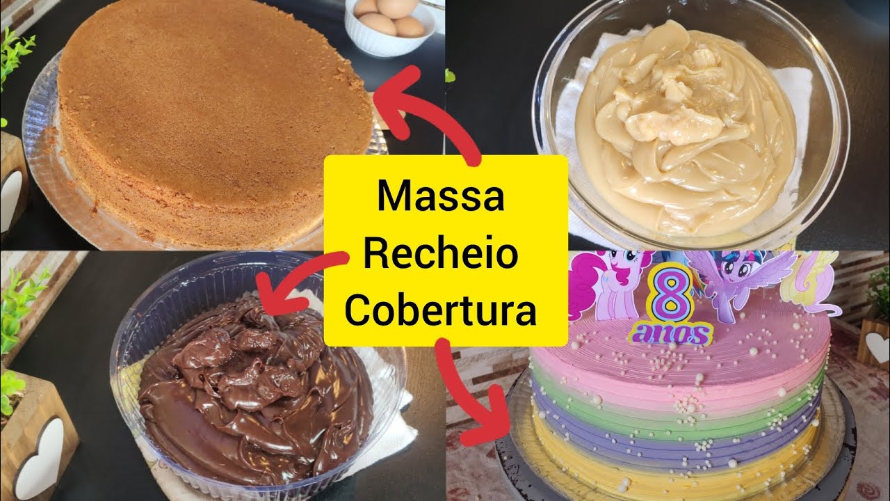 COMO FAZER BOLÃO DE ANIVERSÁRIO NO TAMANHO DE 30X10/VÍDEO COMPLETO