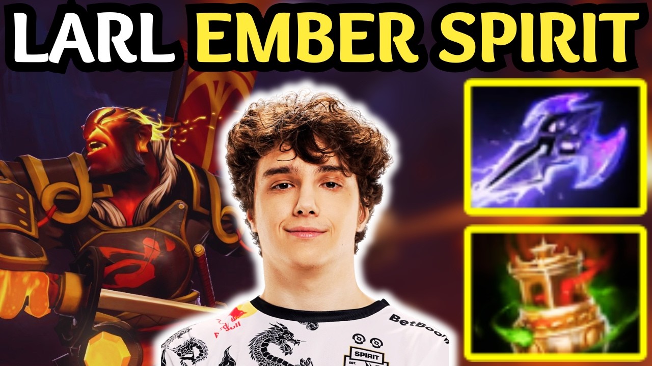 🔥 Larl EMBER SPIRIT Mid MASTERCLASS &mdash; Full Map TEMPO CONTROL 🔥 Dota 2 Mid