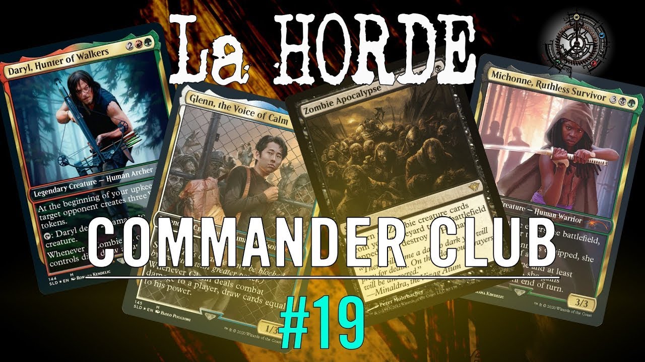 ⚡⚡Commander Club ⚡⚡ Special Horde + Walking Dead !! vs Glenn,  Daryl & Michonne