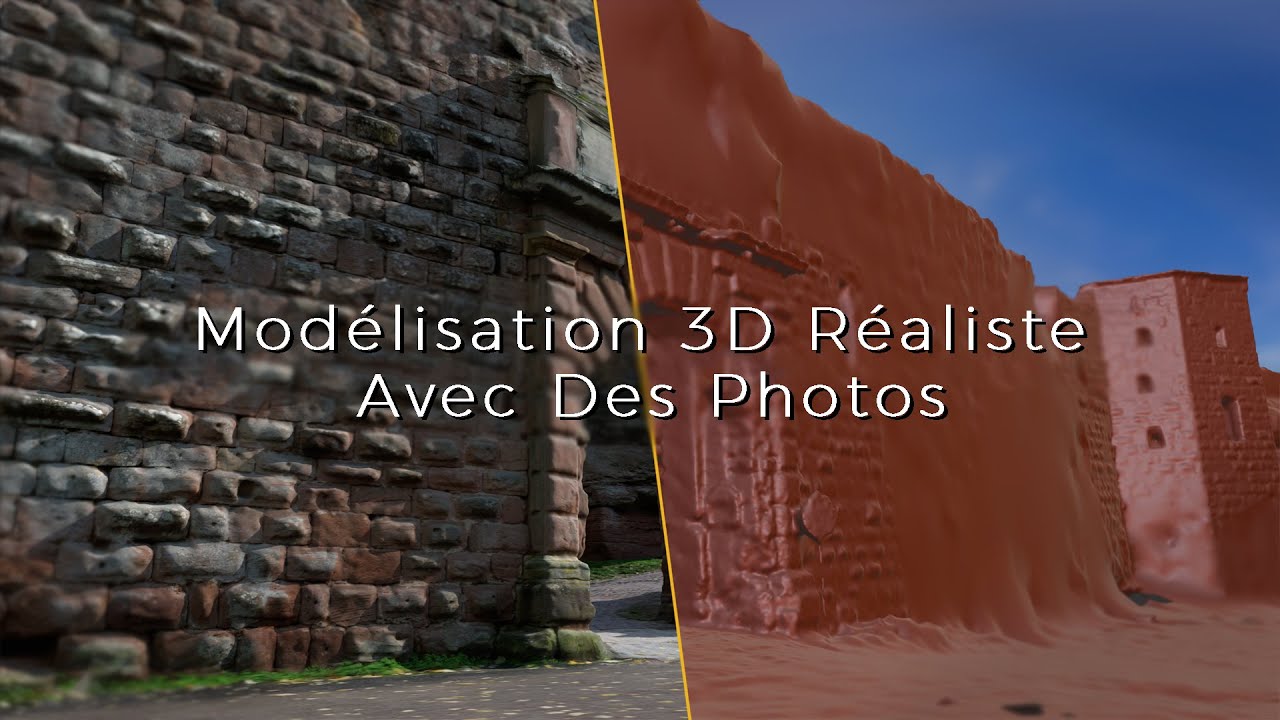 Modélisation 3D réaliste avec des photos | Photogrammétrie