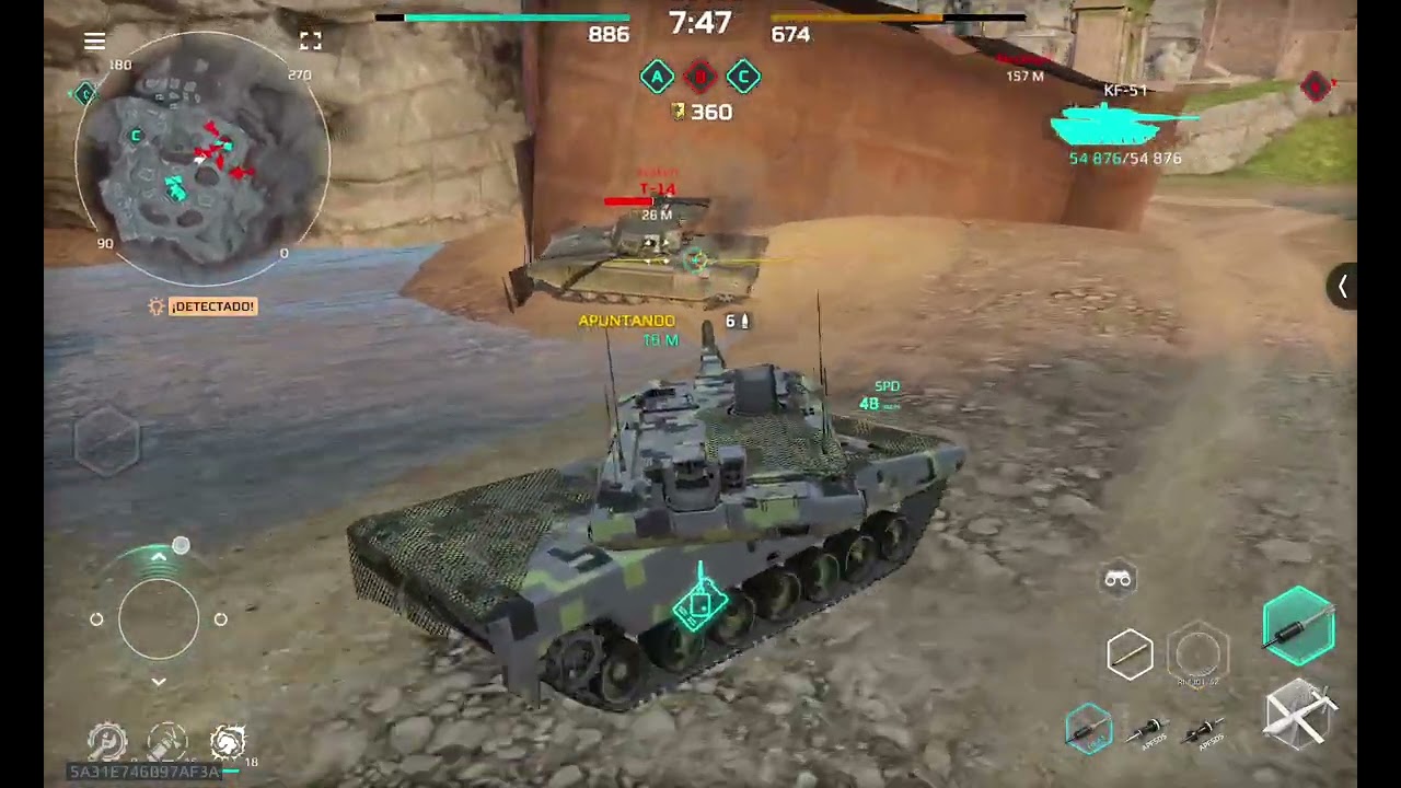 Pólvora, fuego y acero en combate / MWT Tank Battles Gameplay 
