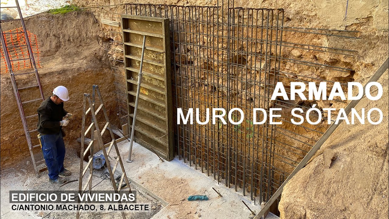ARMADO MURO DE SÓTANO | Visita de obra | Antonio Machado, 8 Albacete | BERNALTE Arquitectura