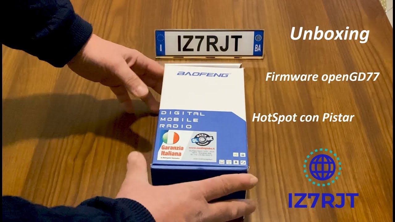 Tutto sul Baofeng DM1801 (unboxing, firmware OpenGD77, HotSpot)