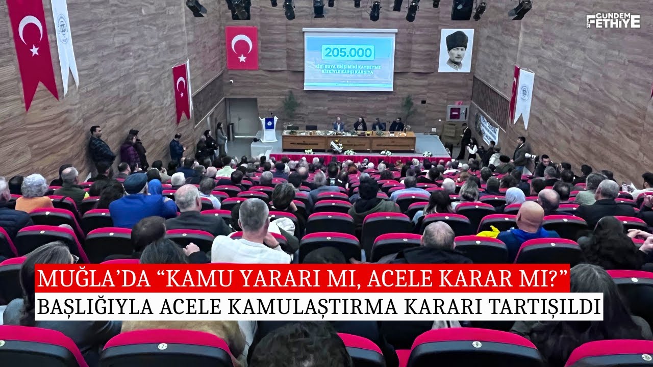Muğla'da Akbelen Ormanı'nın çevresini etkileyen acele kamulaştırma kararı panelde tartışıldı