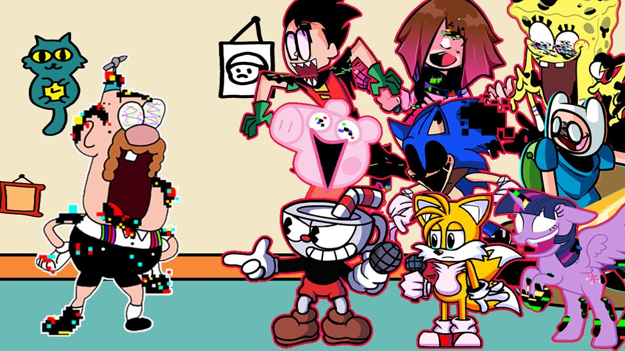 FNF - Buenos Glitches But All Pibby Characters Sings It 🎤 (Every Turn a Different Character Sings)
