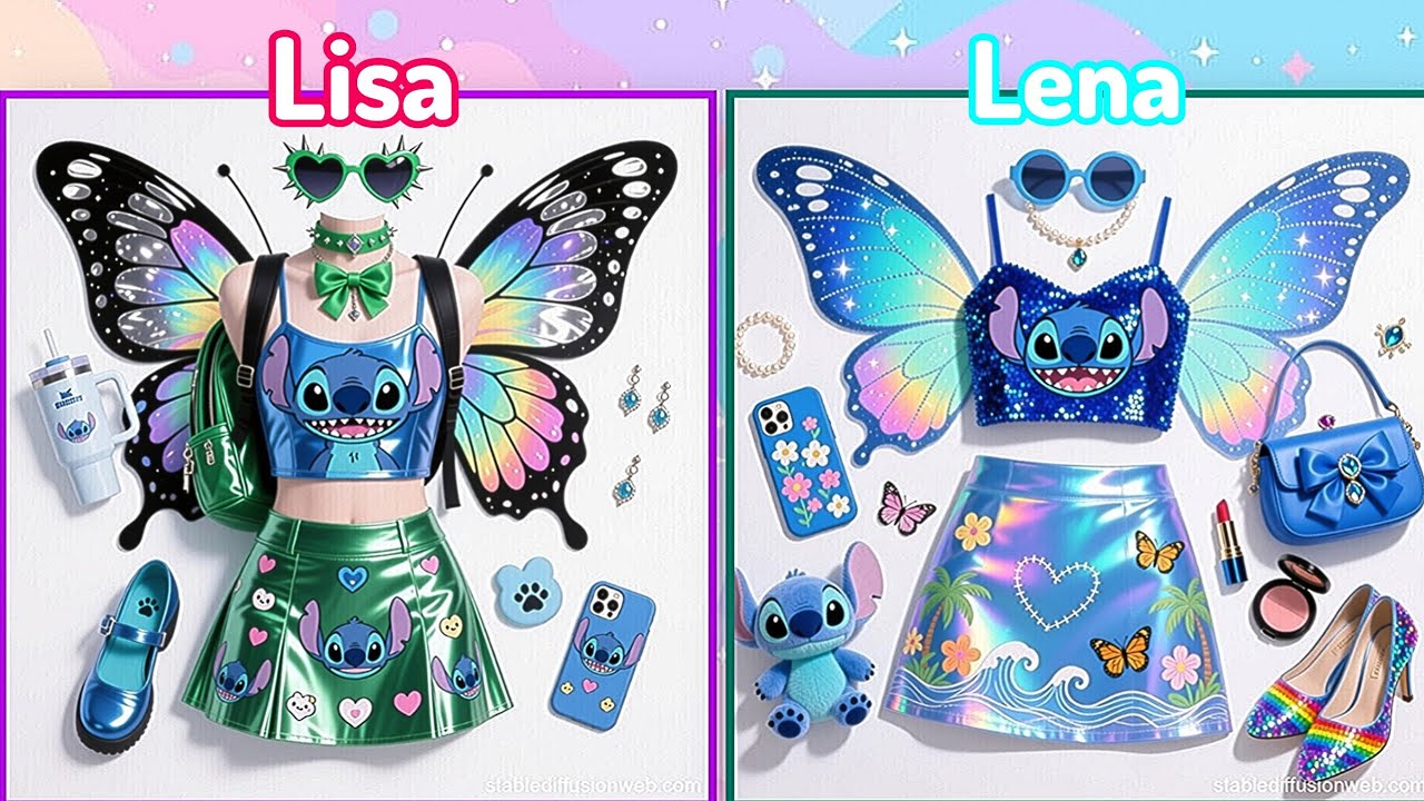 Lisa or lena 💖💥Cutest Fashion Ever 💫 🧡 #lisaorlena #fypviralシ #random #cute #trending #accessorie 