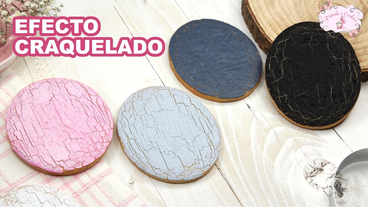 Galletas EFECTO CRAQUELADO DE COLORES - Priscila's Cookies