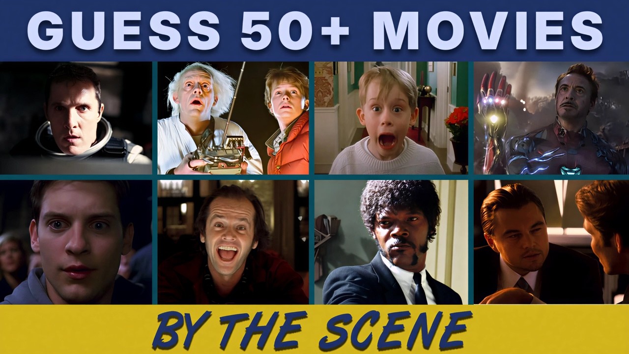 Guess the Movie by the Scene | 50 Epic Movies Quiz Challenge