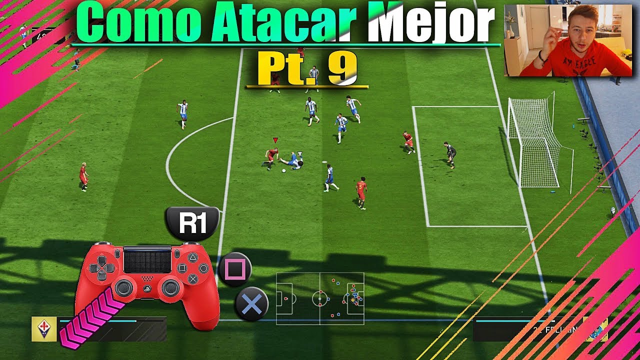 Fifa 18 Como Atacar Mejor Profesionalmente Parte 9 -TUTORIAL Tactical Fake Shot Truco Proteger balon