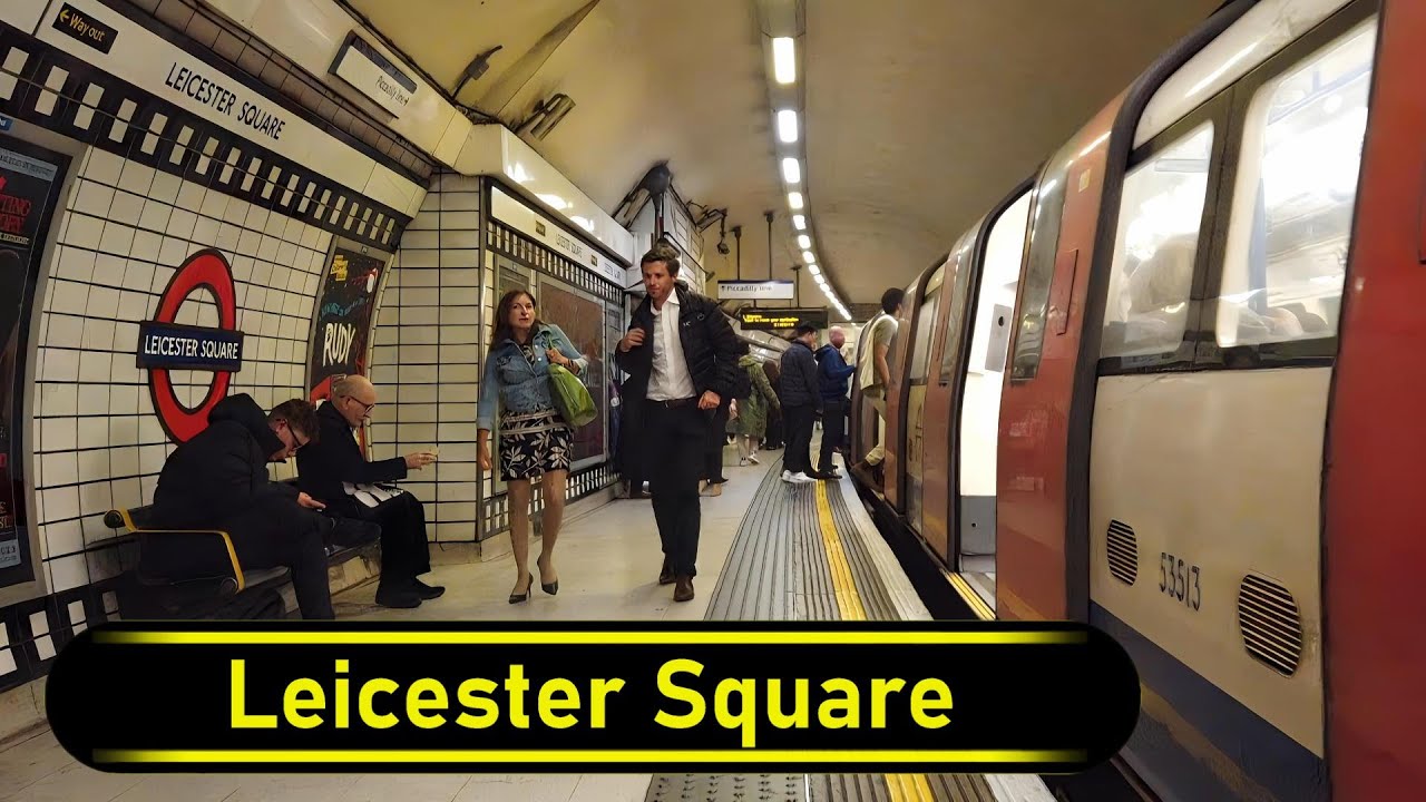 Tube Station Leicester Square - London 🇬🇧 - Walkthrough 🚶